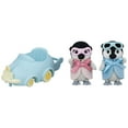 thumbnail image 1 of Calico Critters Penguin Babies Ride 'N Play, Set of 2 Collectible Doll Figures with Pushcart Accessory, 1 of 6