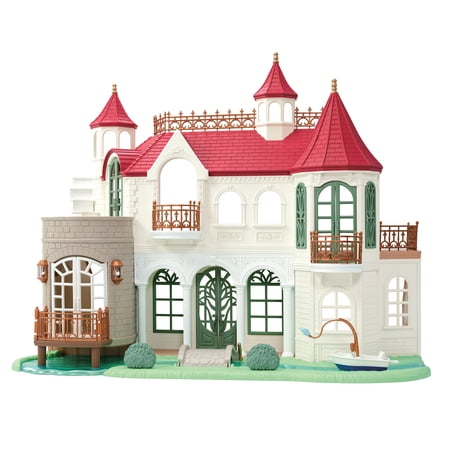 Calico Critters Red Roof Riverside Manor, Dollhouse for Children 3+