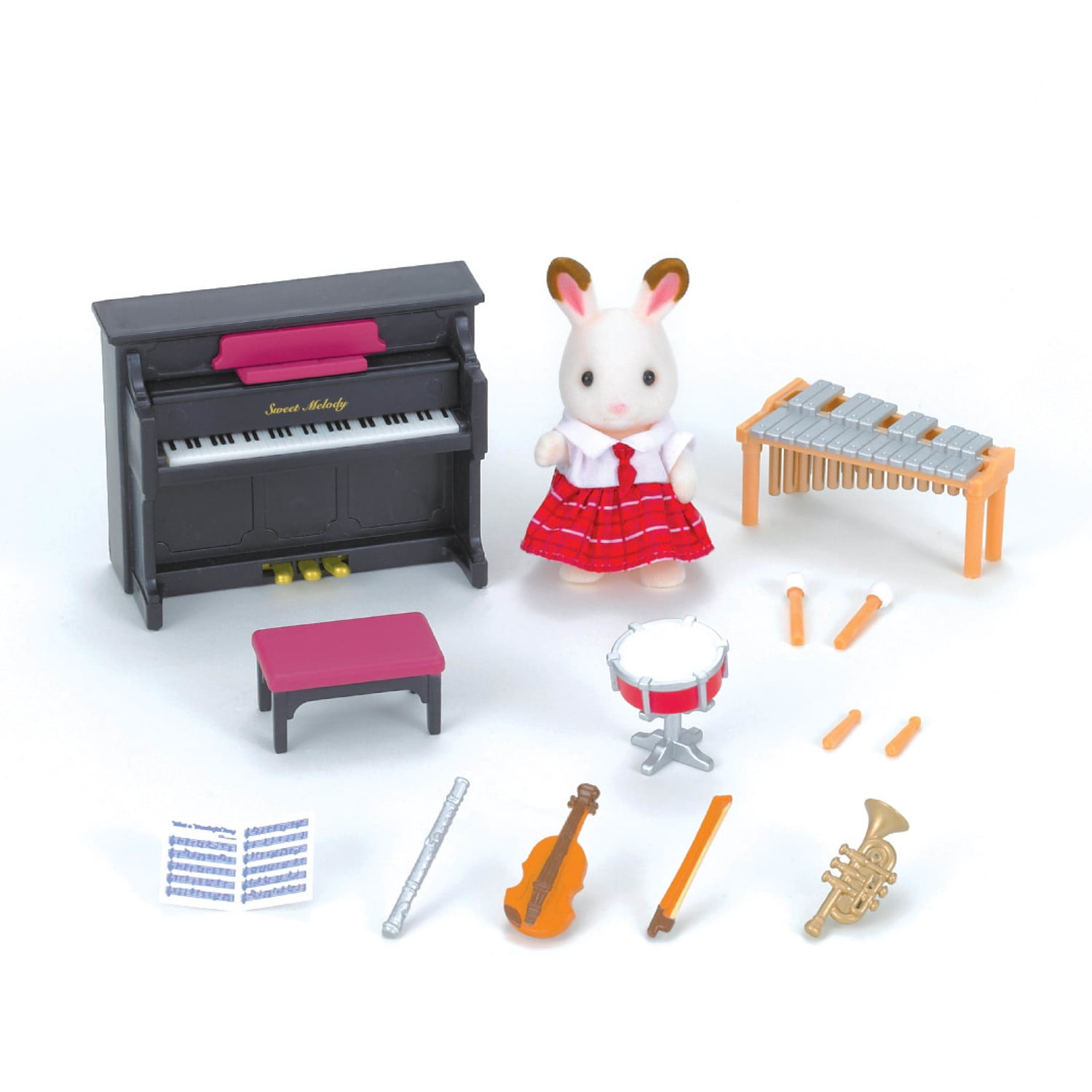 School Band Playset, Doll Music Accessory Set