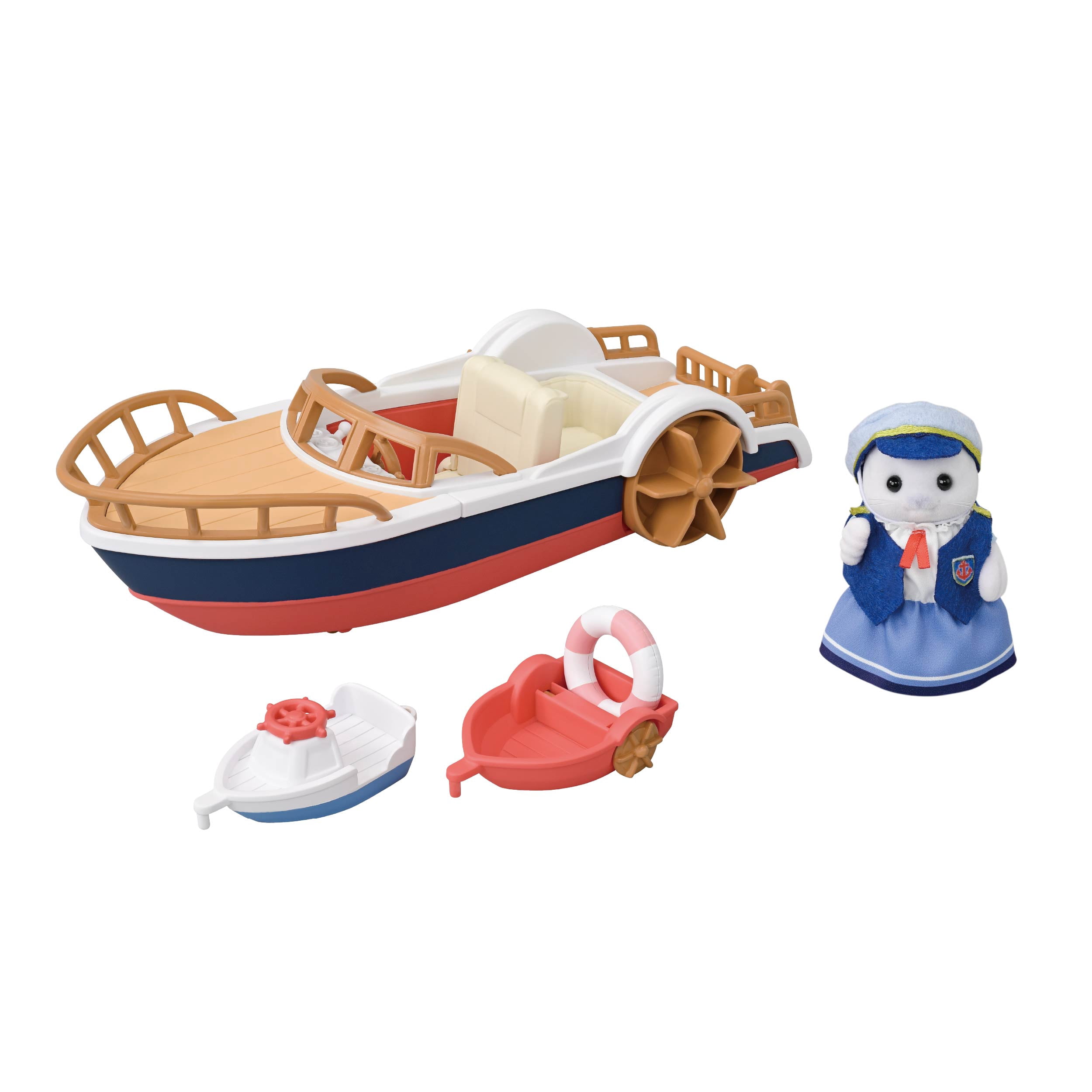 Calico Critters Seal Sailor's Leisure Boat - Toy Playset for Ages 3+