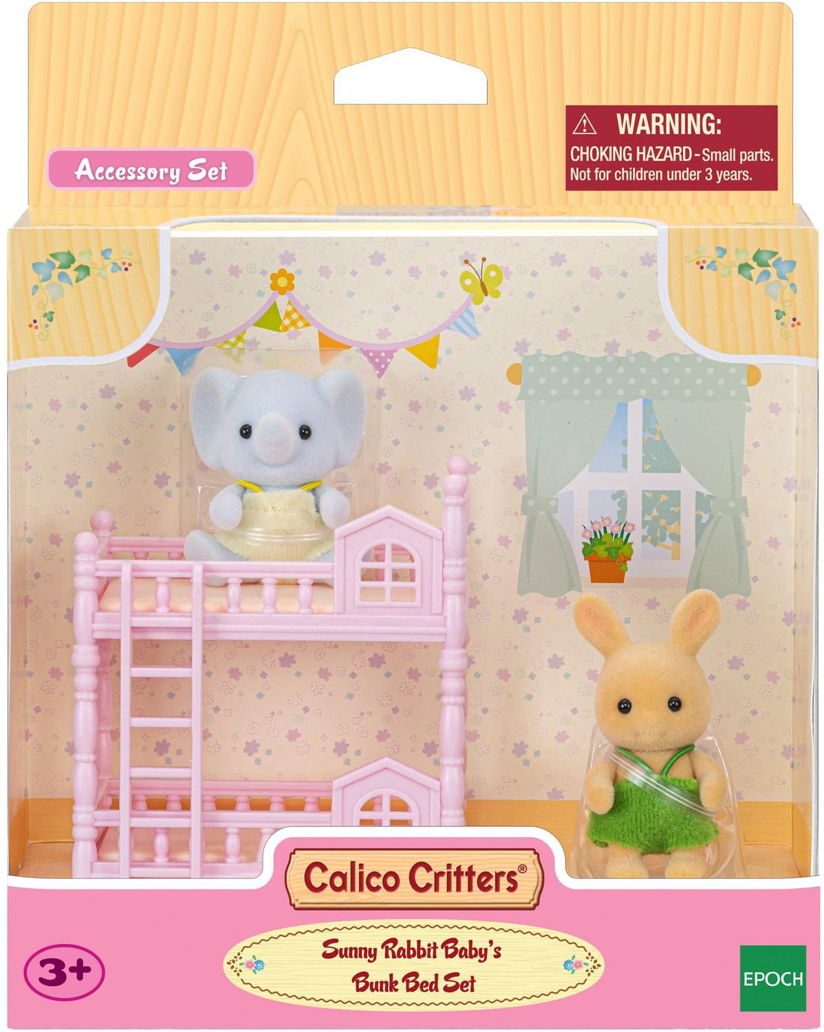 Calico Critters Sunny Rabbit Baby's Bunk Bed Set
