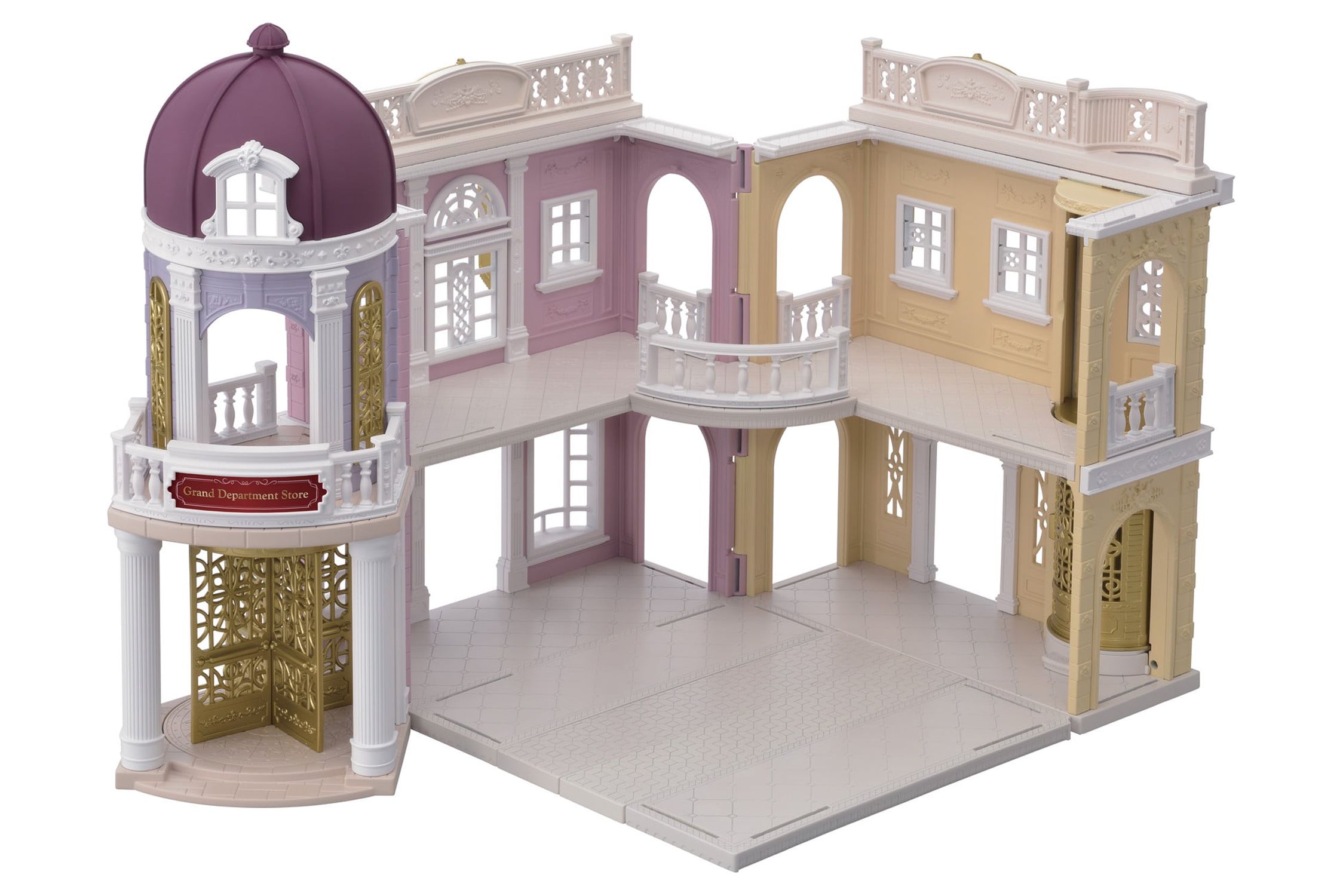 Calico Critters Town Series Grand Department Store, Fashion Dollhouse Playset with Revolving Door and Manual Elevator - image 1 of 3