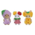 thumbnail image 1 of Calico Critters Veggie Babies, Limited Edition Playset with 3 Collectible Figures and Costume Accessories, 1 of 3