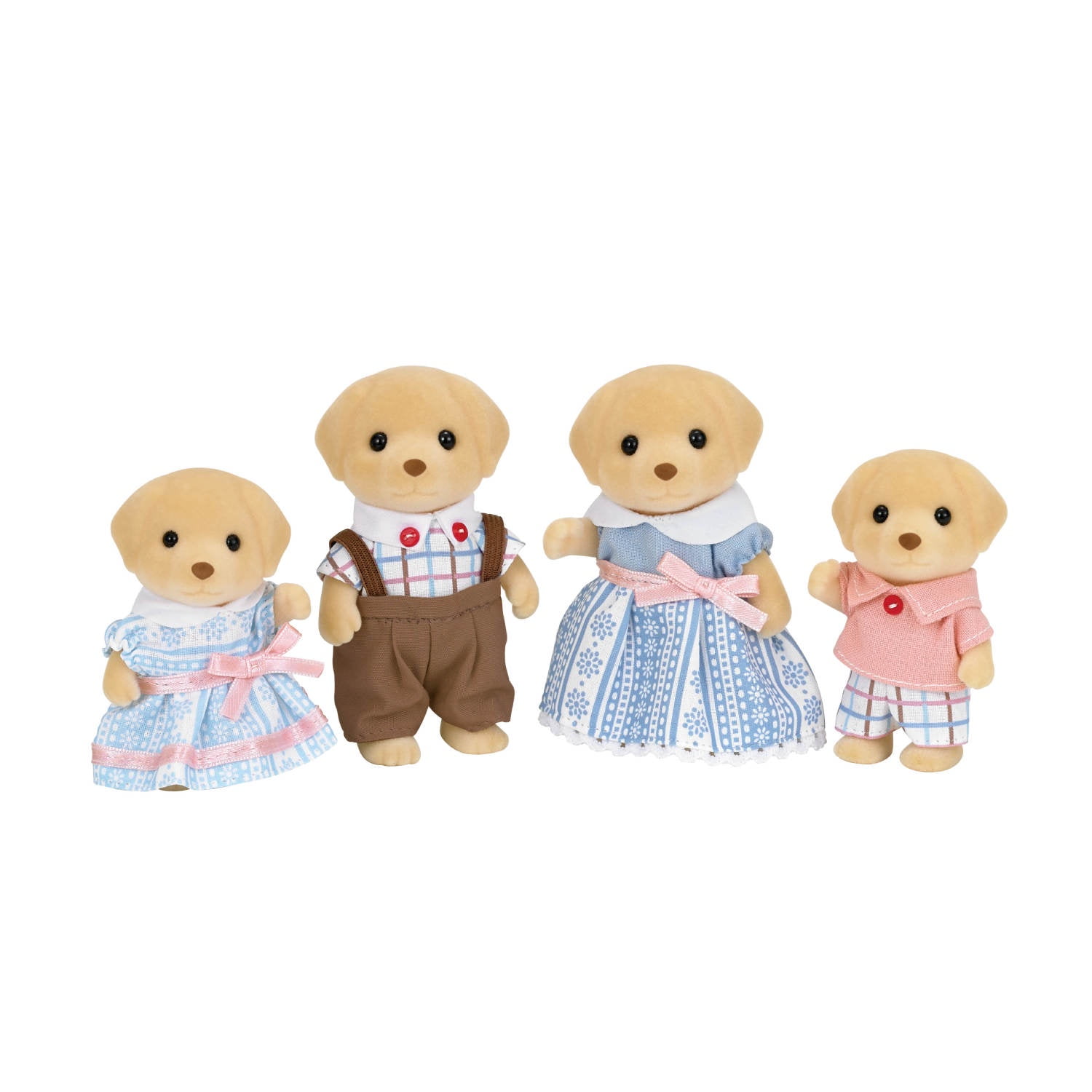 Calico Critters Yellow Labrador Family Playset Set of 4 Collectible Doll Figures for Little Hands Walmart