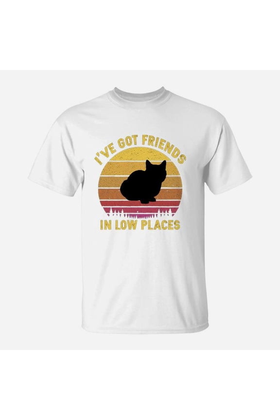 Calico I Have Got Friends In Low Places Cat Lovers TShirt