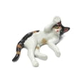 thumbnail image 1 of Calico Kitten Playing - miniature porcelain figurine, 1 of 1