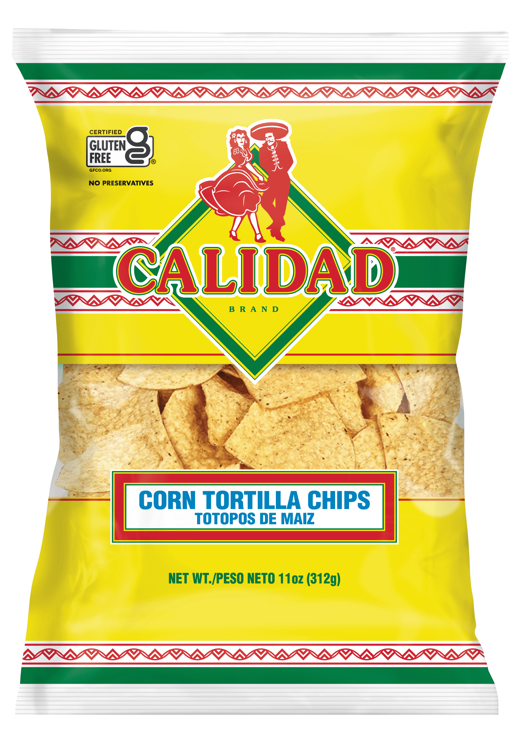 Calidad Yellow Corn Tortilla Chips, 11 oz
