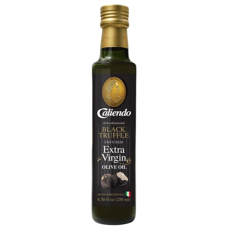 Caliendo Premium Black Truffle Infused Extra Virgin Olive Oil, Authentic Italian 8.5 Fl Oz Bottle