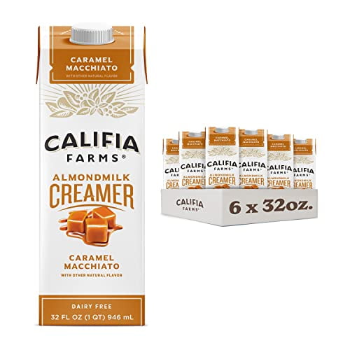 Califia Farms Caramel Macchiato Almond Milk Coffee Creamer, 32 Fl Oz