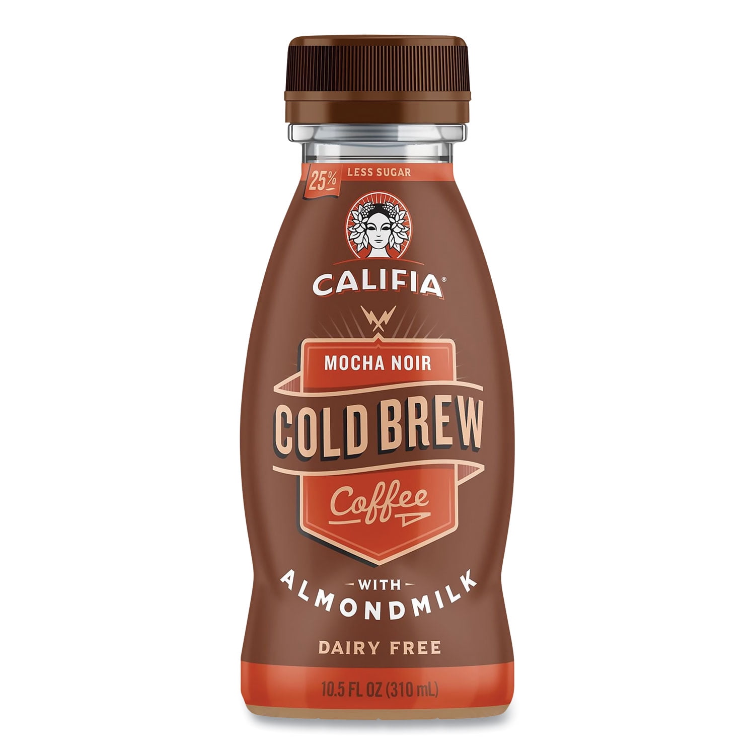 Califia Farms Cold Brew Coffee With Almond Milk, Mocha Noir, Pack Of 8
