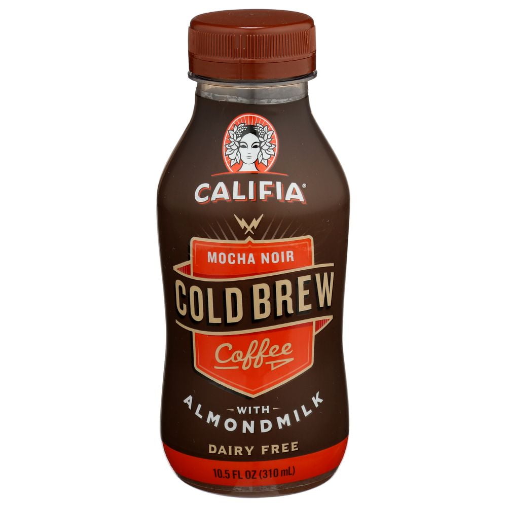 Califia Farms Mocha Noir Cold Brew Coffee with Almond Milk, 10.5 Fluid