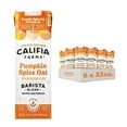 thumbnail image 1 of Califia Farms - Pumpkin Spice Oat Barista Blend Oat Milk, 32 Oz (Pack of 6), Shelf Stable, Dairy Free, Plant Based, Vegan, Gluten Free, Non GMO, High Calcium, Milk Frother, Creamer, Oatmilk, 1 of 3