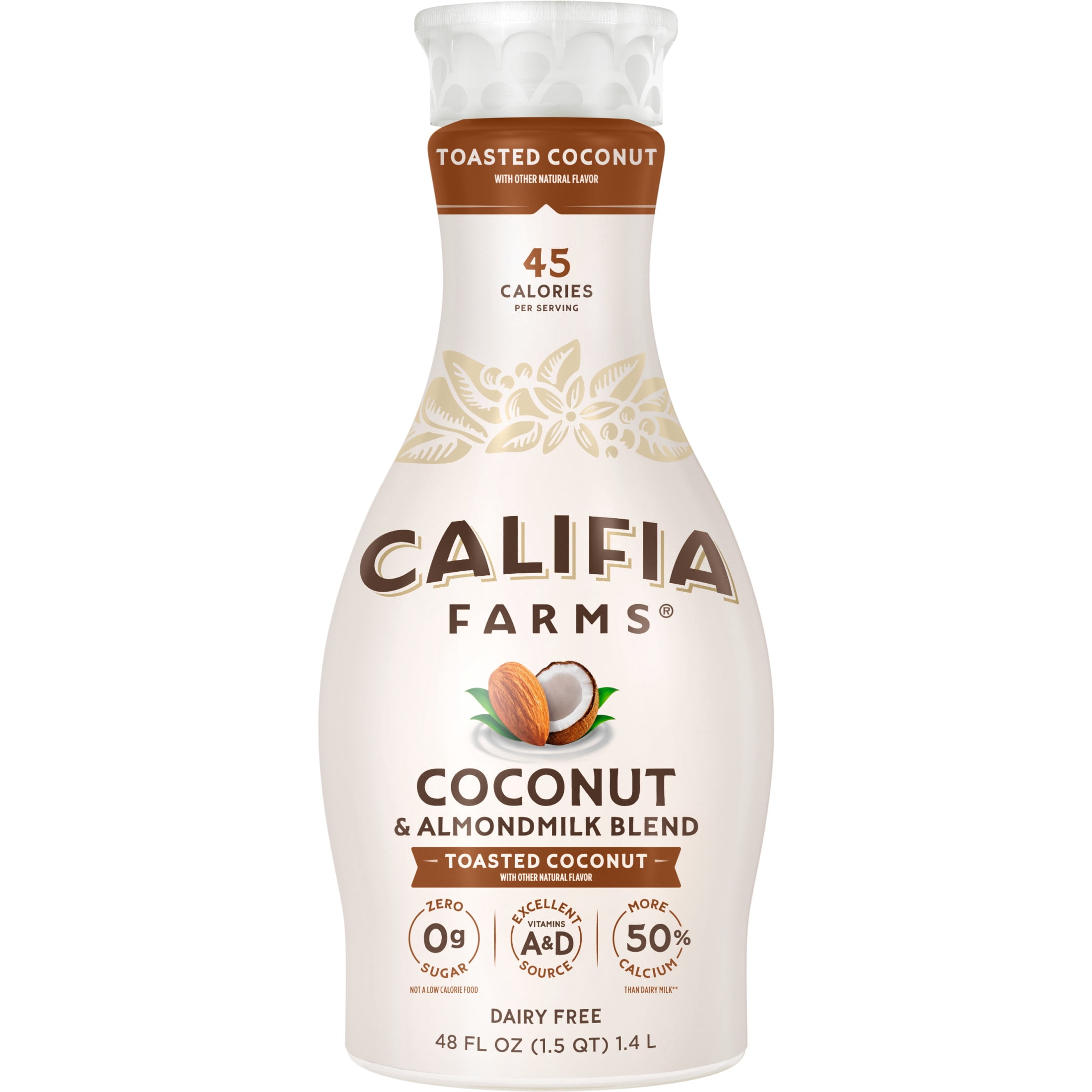 Califia Farms Toasted Coconut Almond Milk 48oz - rated 4.6 stars from 2953 reviews