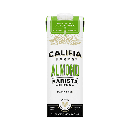 Califia Farms Unsweetened Almond Barista Blend Almond Milk 32 Fluid Ounces