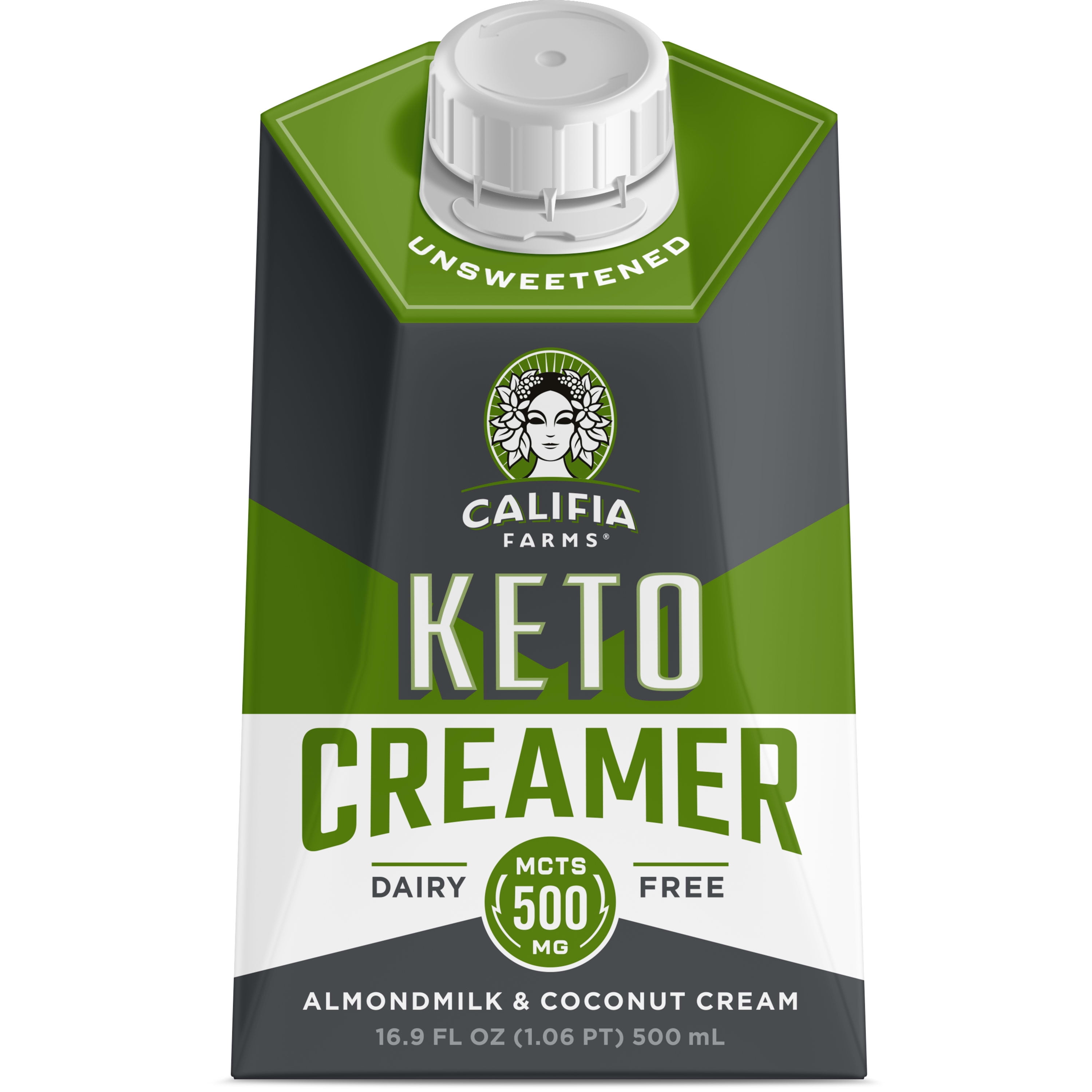 Califia Farms Unsweetened Keto Coffee Creamer 16.9 Fluid Ounces