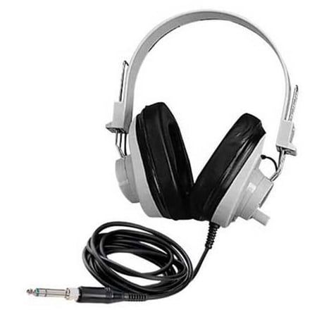 Califone 2924AV - Headphones - full size - wired - gray, black