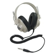 Califone 2924AVP Deluxe Monaural Headphone with Permanent Non-Replaceable Coiled Cord