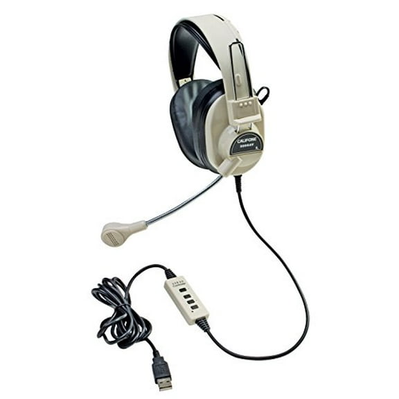 Califone 3066-USB Stereo Headset with USB Plug
