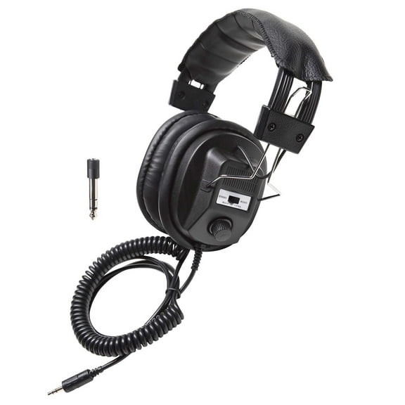Califone Children's Noise Cancelling On-Ear Headphone, Black, 3068AV