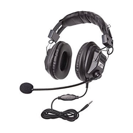 Califone 3068MT Headset with 3.5mm Plug, Black