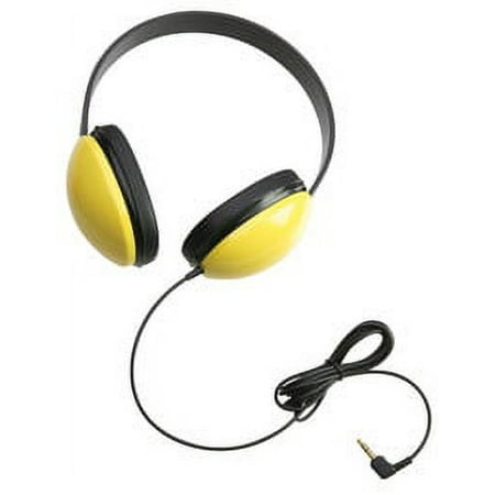 Califone Childern's Noise-Canceling Over-Ear Headphones, Yellow, CII2800Y