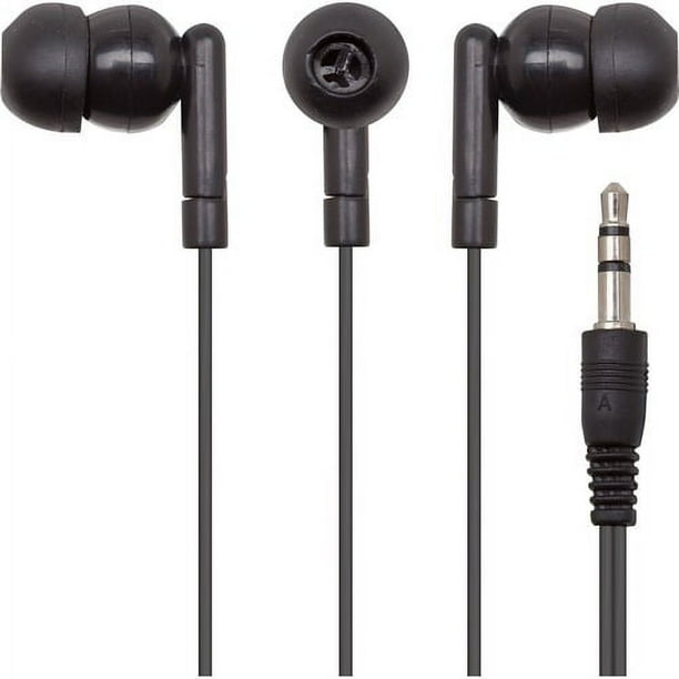 Califone E1 Multimedia Ear Bud With 3.5mm Plug - Stereo - Black - Mini-phone (3.5mm) - Wired - Earbud - Binaural - In-ear - 3.90 ft Cable - 1 Califone E1 Multimedia Ear Bud With 3.5mm Plug - Stereo - Black - Mini-phone (3.5mm) - Wired - Earbud - Binaural - In-ear - 3.90 ft Cable - 1