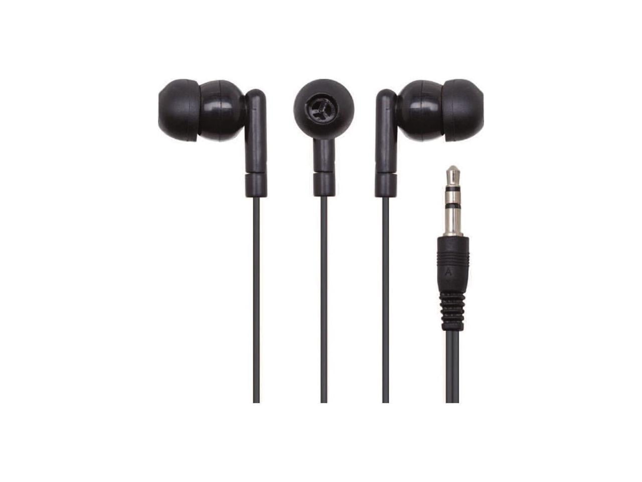 Califone E1 Multimedia Ear Bud With 3.5mm Plug - Stereo - Black - Mini-phone (3.5mm) - Wired - Earbud - Binaural - In-ear - 3.90 ft Cable - 1 Califone E1 Multimedia Ear Bud With 3.5mm Plug - Stereo - Black - Mini-phone (3.5mm) - Wired - Earbud - Binaural - In-ear - 3.90 ft Cable - 1