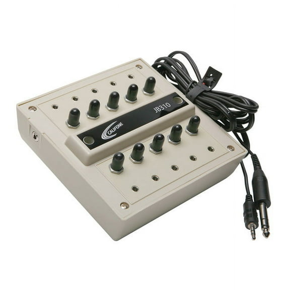 Califone JB310 10 Position Jackbox with Volume Control, Beige