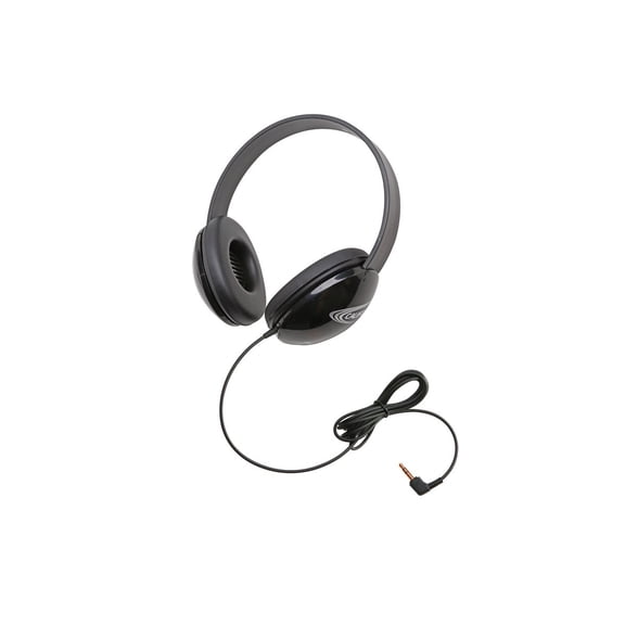 Califone 2800-BKP Over-Ear Listening First Stereo Headphones (Black)
