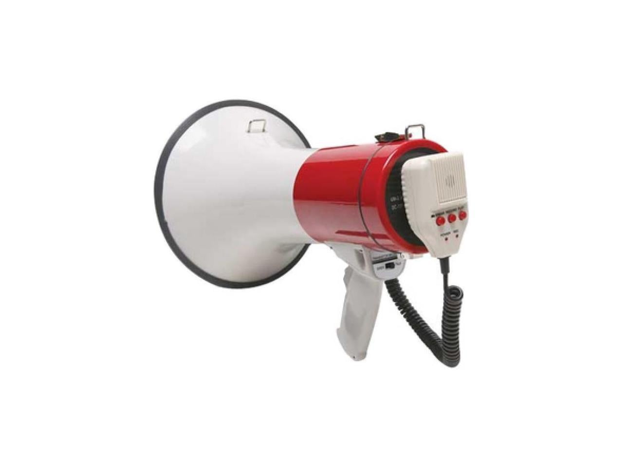 Califone PA25R Megaphone - 25 W Amplifier - Built-in Amplifier - 4 Hour