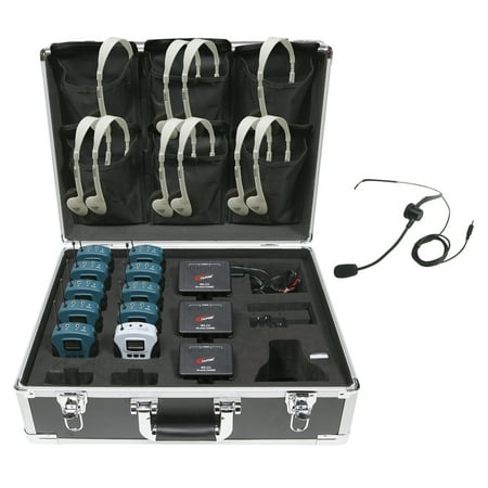 Califone WS-TG10 WS Series Tour Group Assistive Wireless Listening System, Set of 10