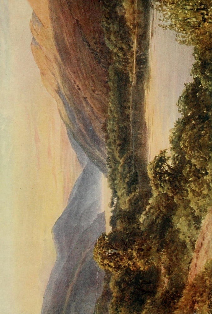California 1914 Blue Lake Lake County Canvas Art - Harold Sutton Palmer (18 x 24)