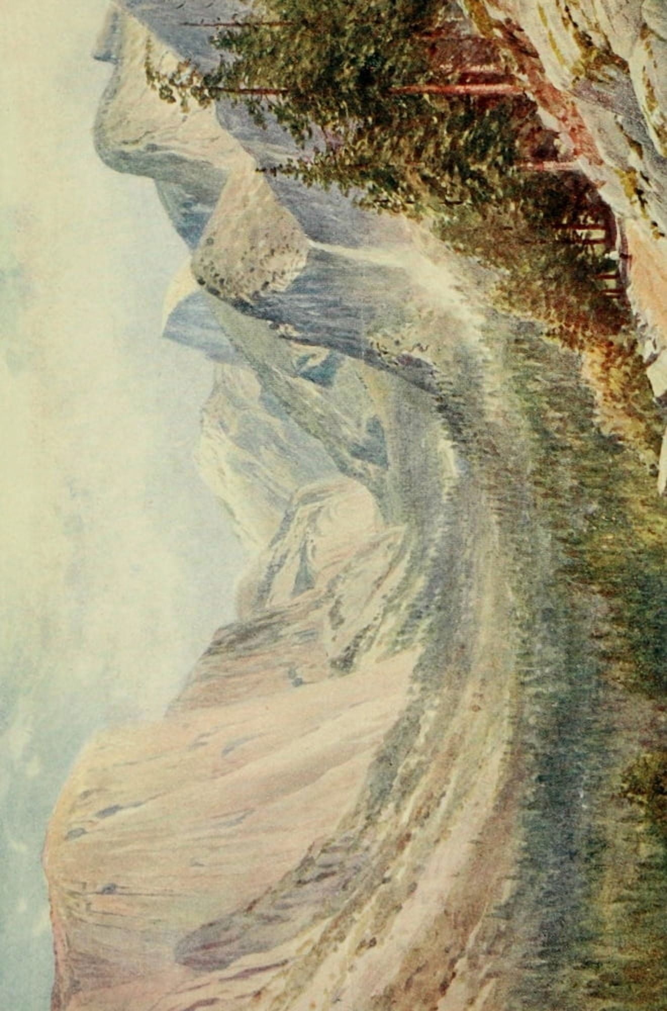 California 1914 Valley of the Yosemite Canvas Art - Harold Sutton Palmer (18 x 24)