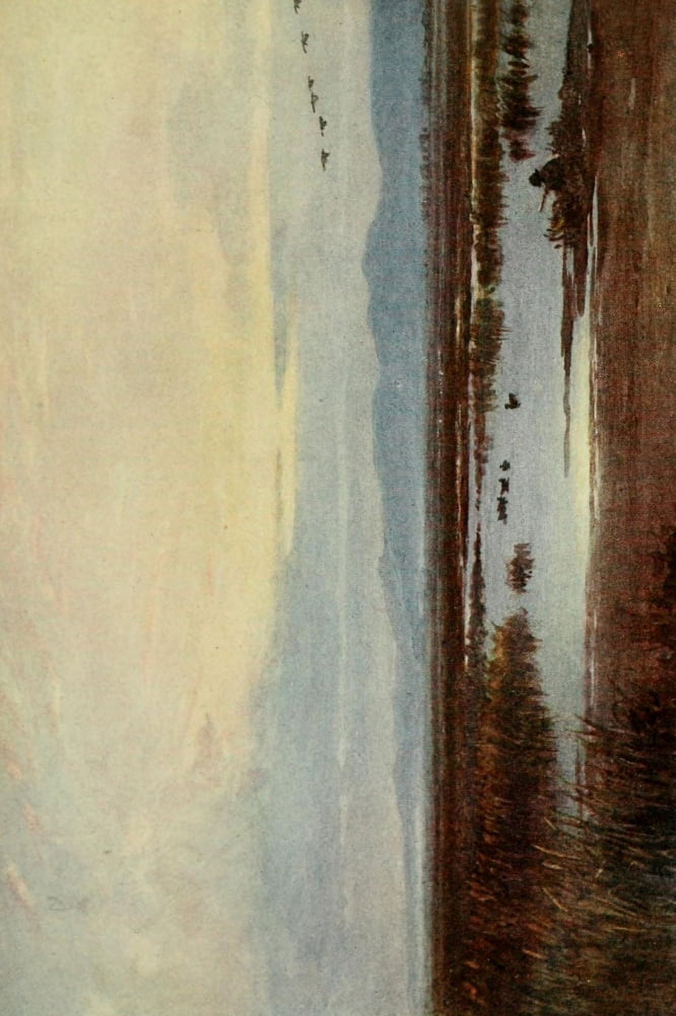 California 1914 Waiting for duck Los Banos Canvas Art - Harold Sutton Palmer (18 x 24)