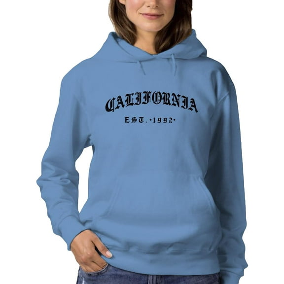 California 1992 Banner Hoodie Women -Image by Shutterstock, Female x-Large