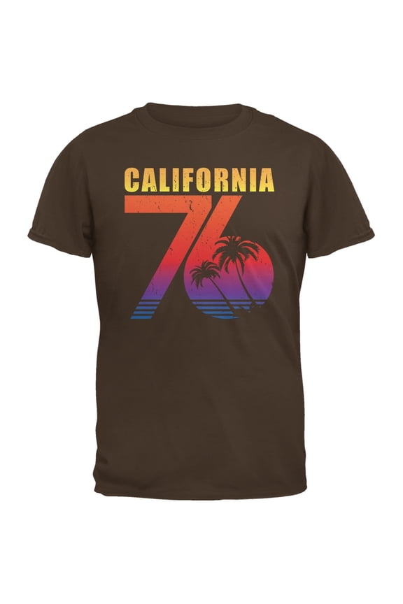 California 76 Brown Adult T-Shirt - Small