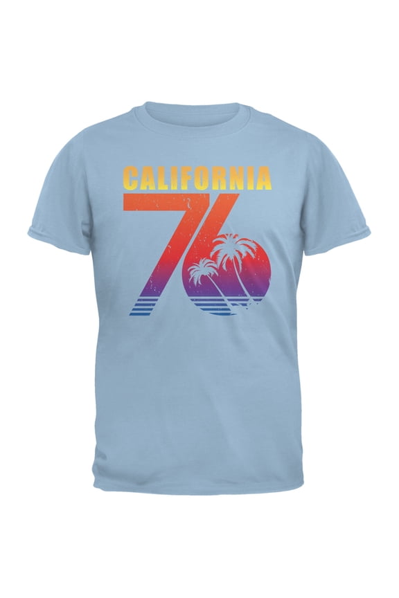 California 76 Light Blue Adult T-Shirt - Large