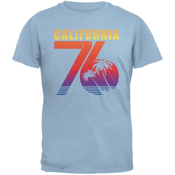 California 76 Light Blue Adult T-Shirt - Medium