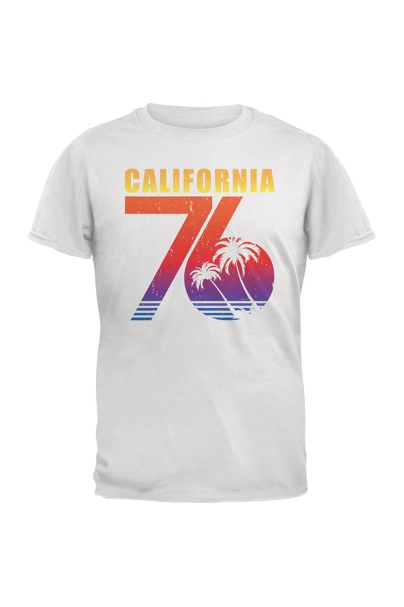 California 76 White Adult T-Shirt - Small