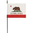 thumbnail image 1 of California - 8"X12" Stick Flag, 1 of 1