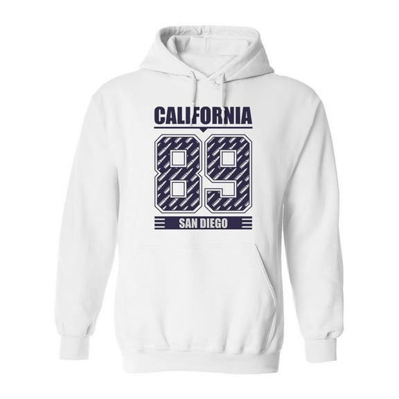 California 89 Hoodie Men -Image by Shutterstock, Male Small