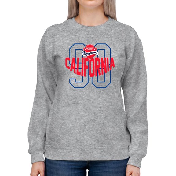 California 98 Banner Sweatshirt Women -Image by Shutterstock, Female x-Large