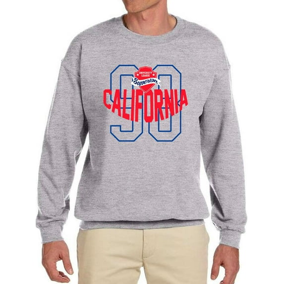 California 98 Sup Banner Sweatshirt Men -Image by Shutterstock, Male x-Large