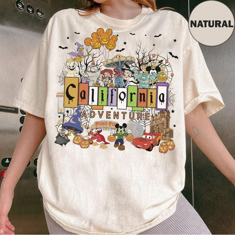 California Adventure Halloween Disney Shirt, Mickey friends