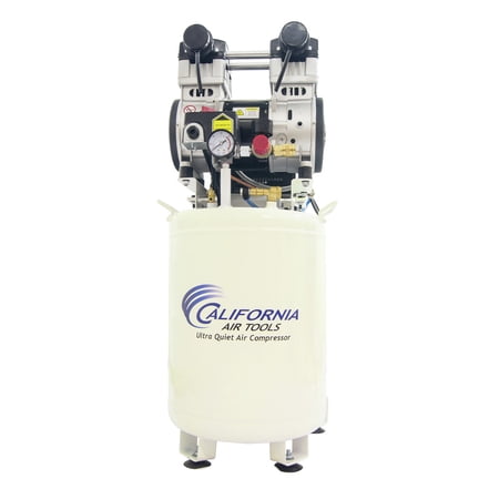 2 HP 10 Gallon 10020DC-22060 Ultra Quiet and Oil-Free Air Compressor with Air Dryer