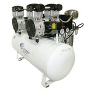 4 HP 20 Gallon 20040DCAD Ultra Quiet and Oil-Free Hot Dog Air Compressor with Air Dryer