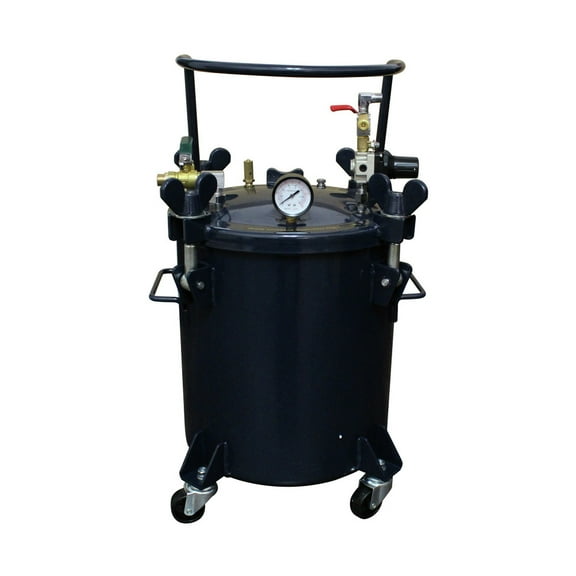 California Air Tools CAT-365C 5 Gallon 80 PSI Oil-Free Vertical Dolly Pressure Pot