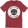 thumbnail image 1 of California All Star Cali Life CA State Flag Bear Roar Men's Hometown T-Shirt, 1 of 4