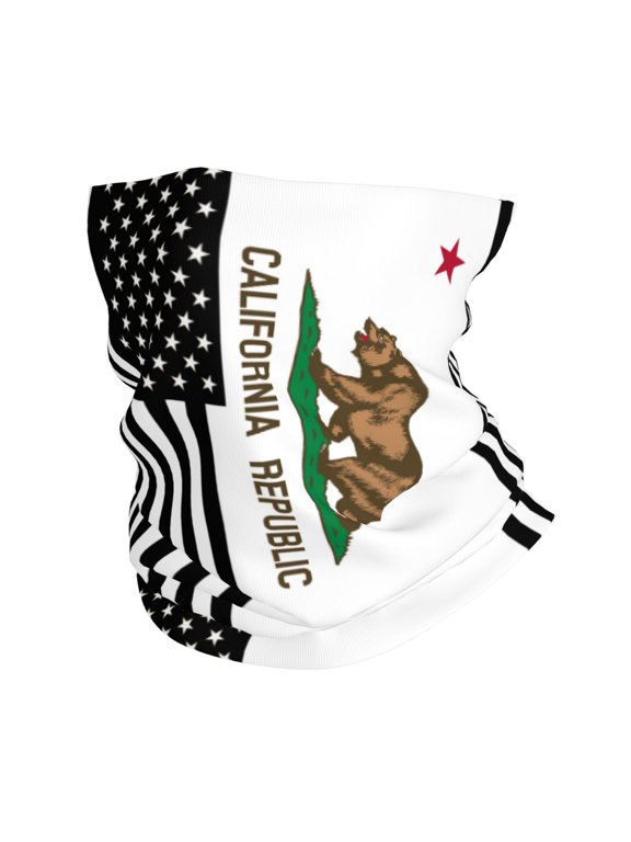 California America Flags Face Mask Bandanas Neck Gaiter Headwear Magic Scarf Headband For Dust Sun Wind