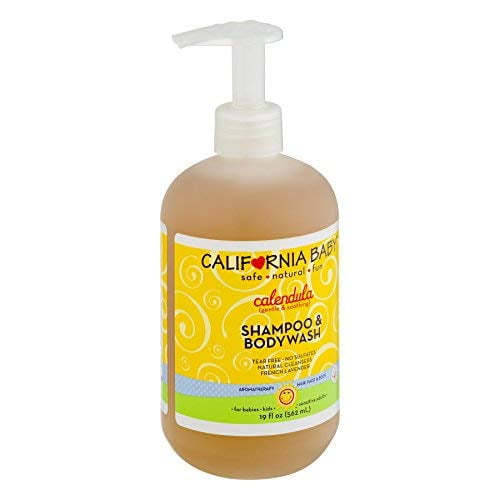 California Baby Calendula Shampoo & Body Wash 19oz Hair, Face & Body